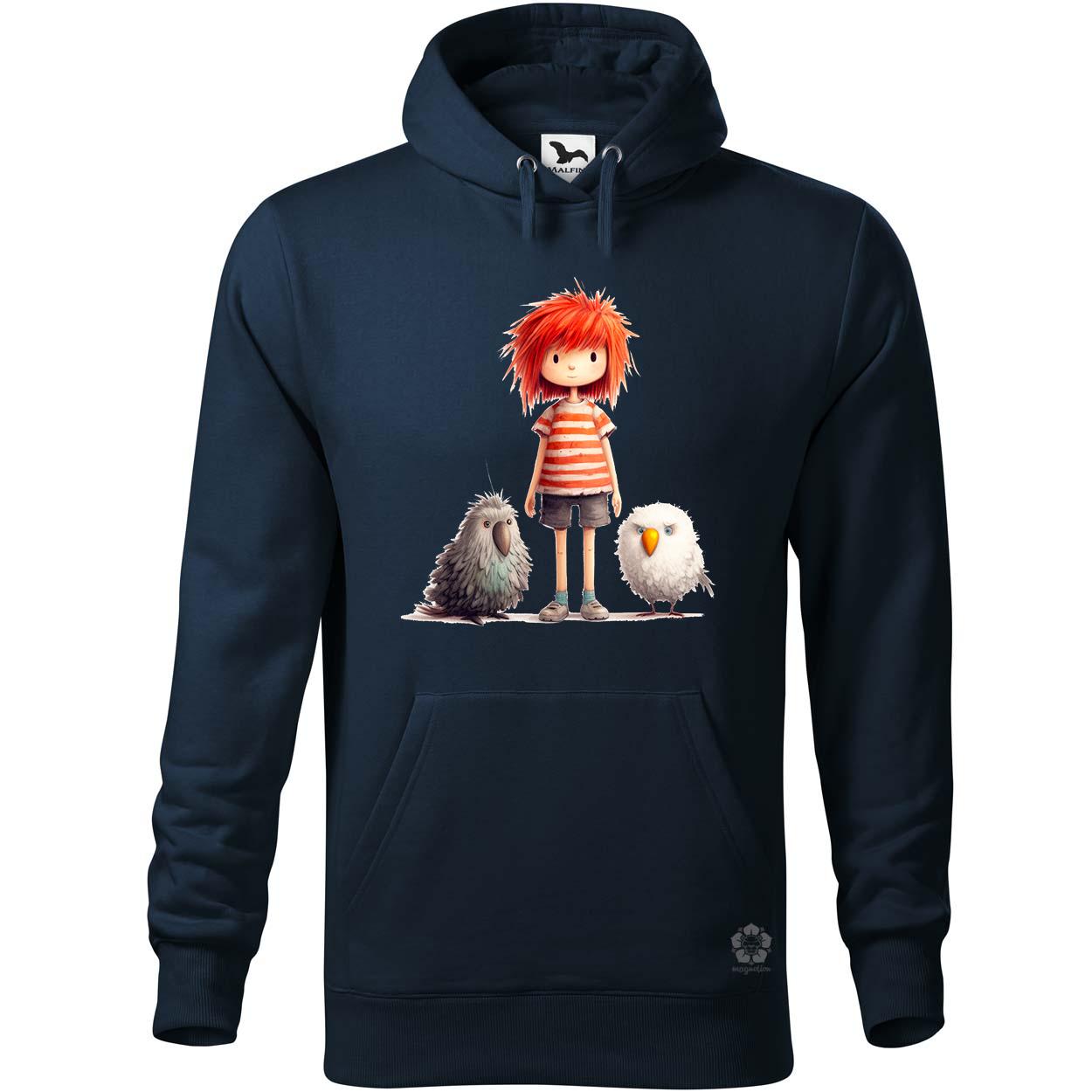 Lány madarakkal v2 egyedi  pulóver 