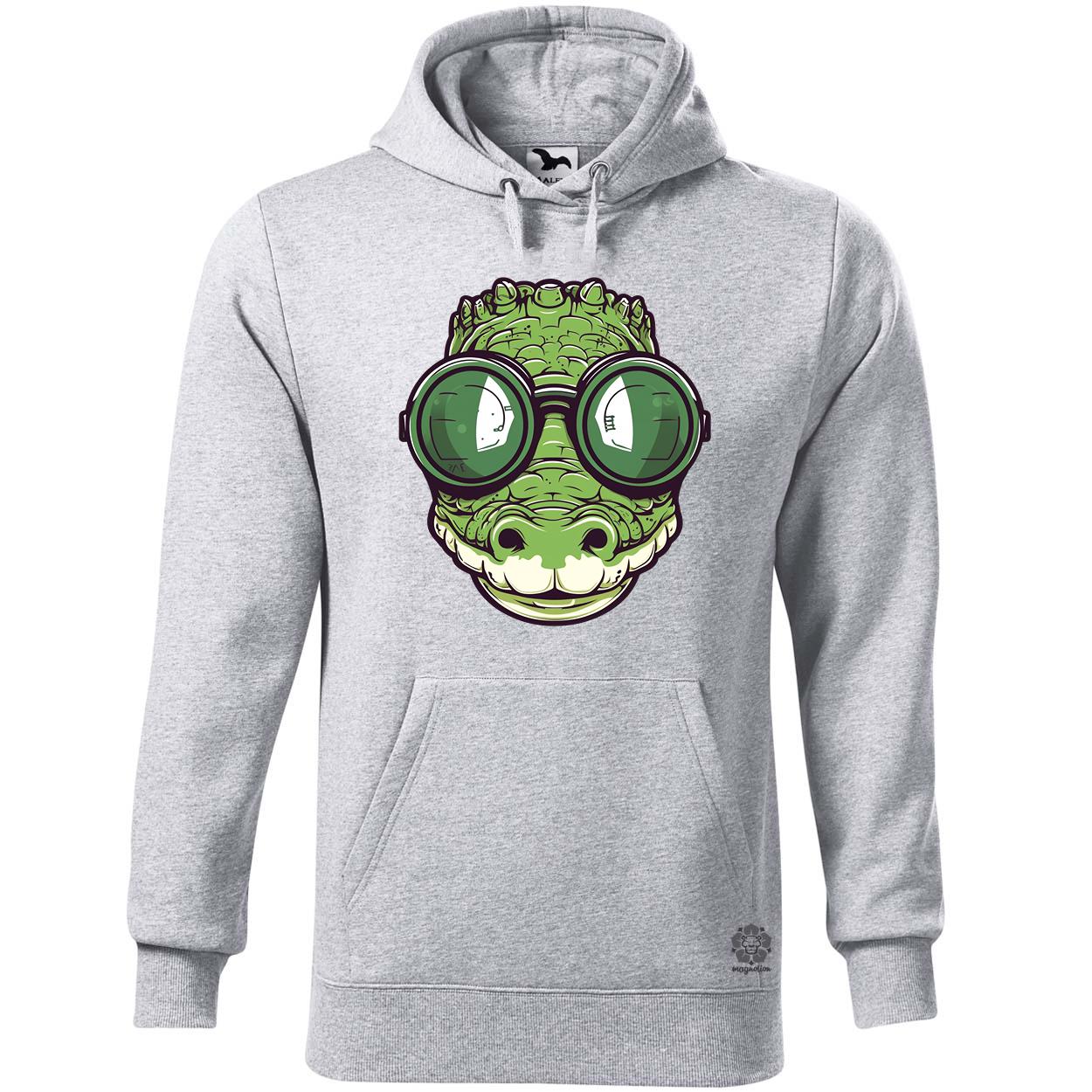 Laza krokodil v1 egyedi  pulóver 