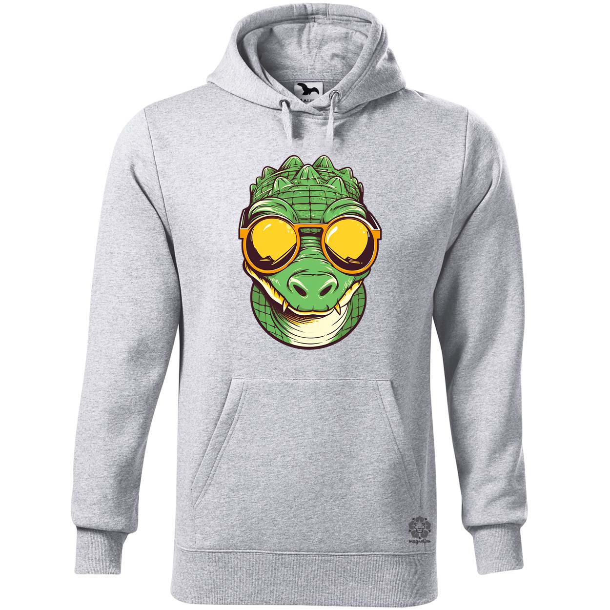 Laza krokodil v2 egyedi  pulóver 