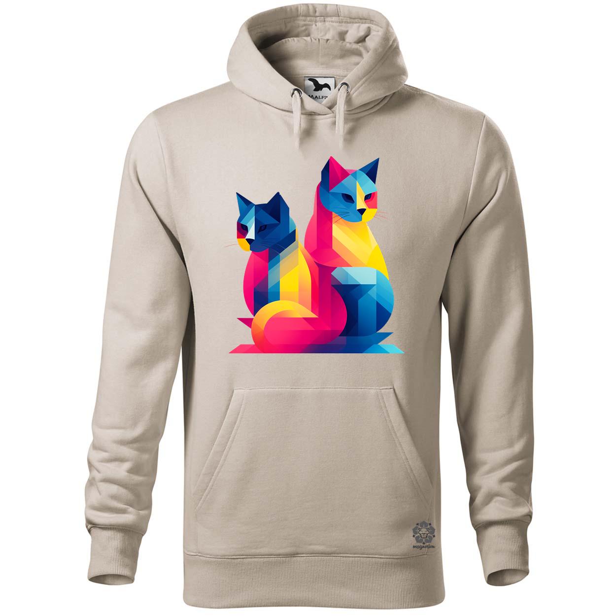 Macska sziluett v7 egyedi  pulóver 