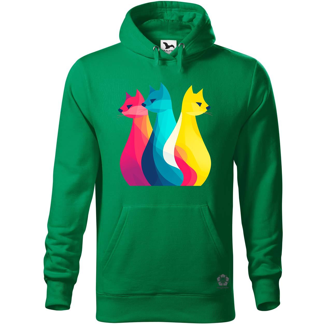 Macska sziluett v8 egyedi  pulóver 
