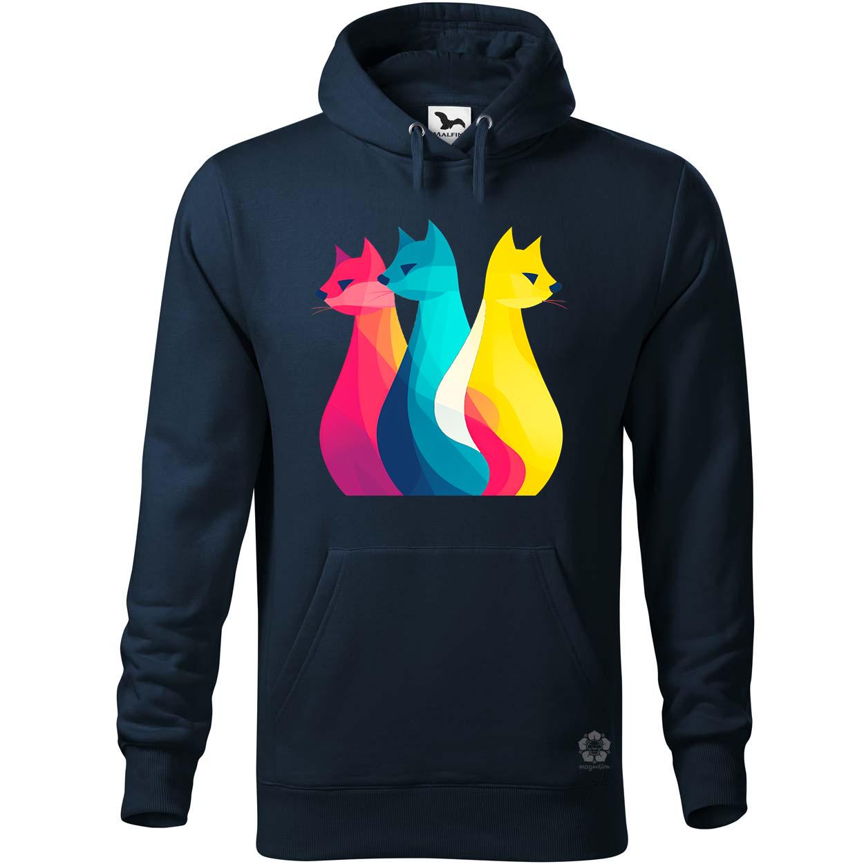 Macska sziluett v8 egyedi  pulóver 