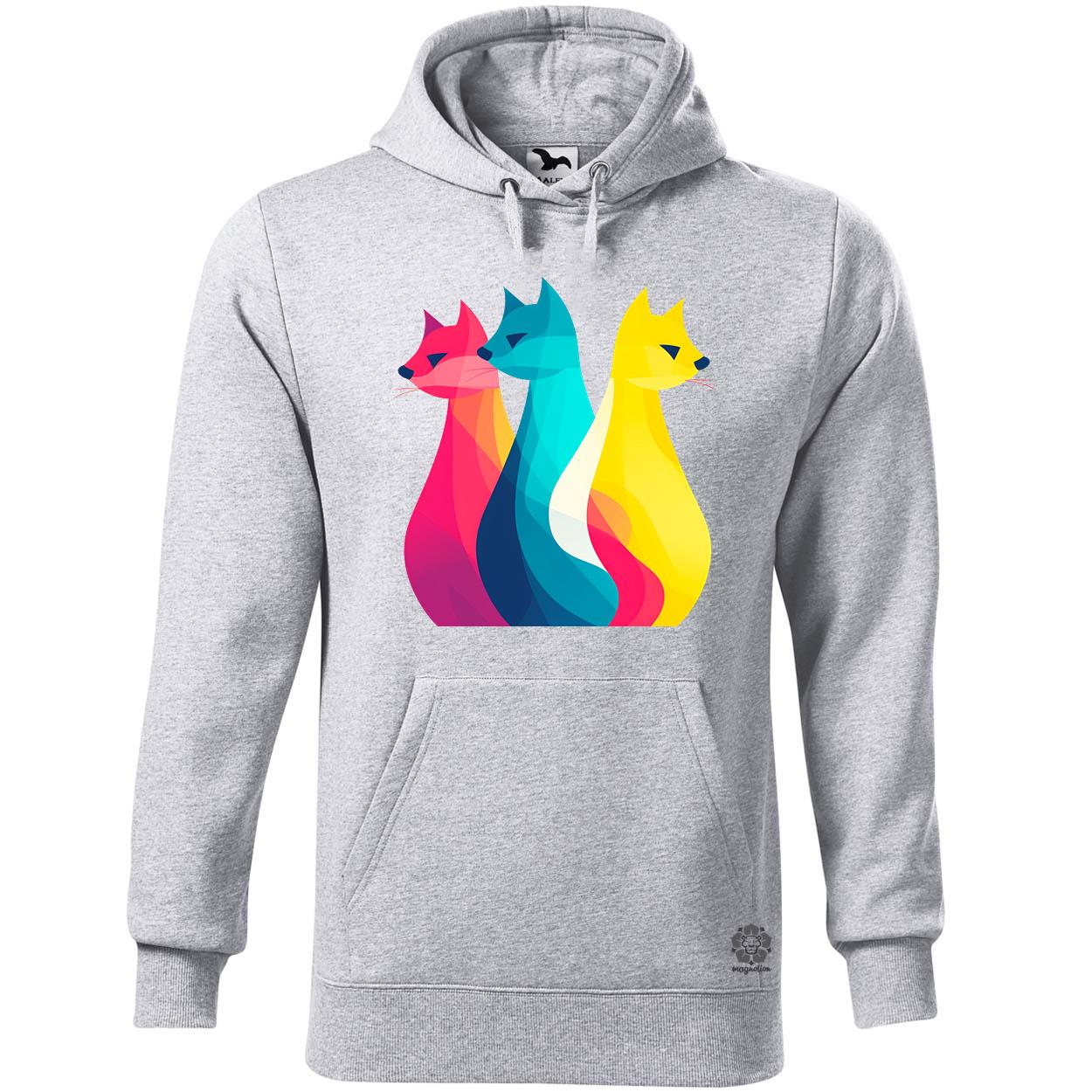 Macska sziluett v8 egyedi  pulóver 