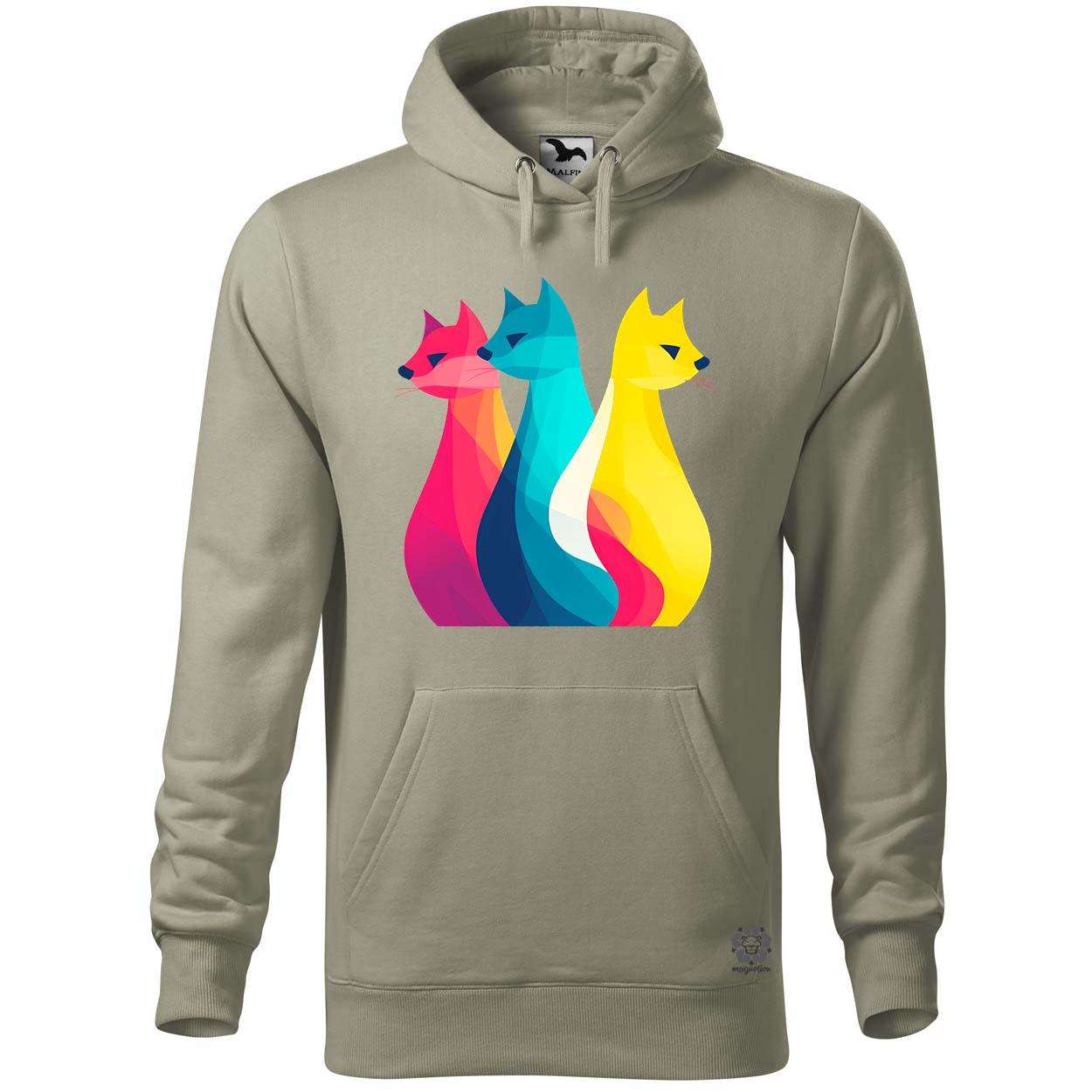 Macska sziluett v8 egyedi  pulóver 