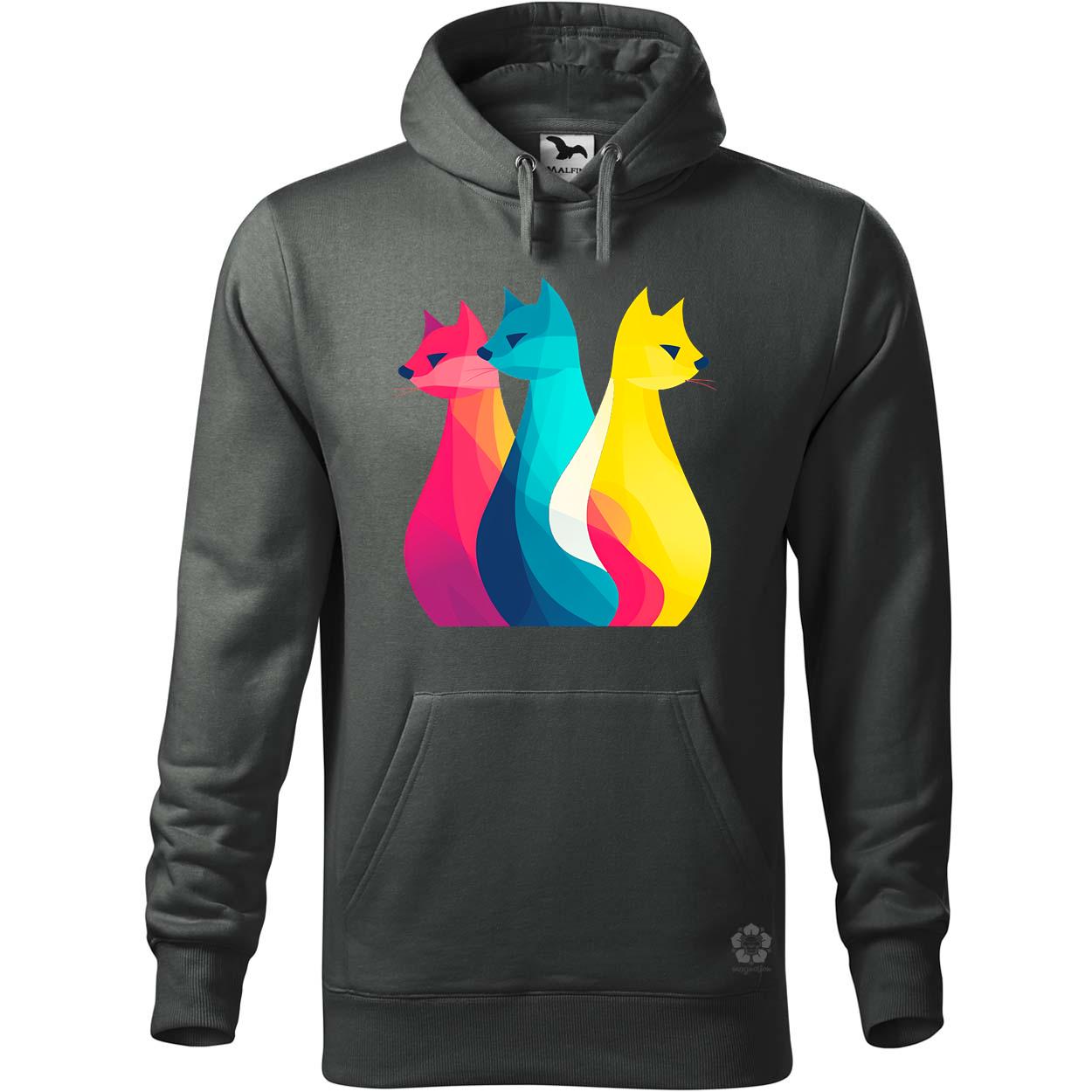 Macska sziluett v8 egyedi  pulóver 