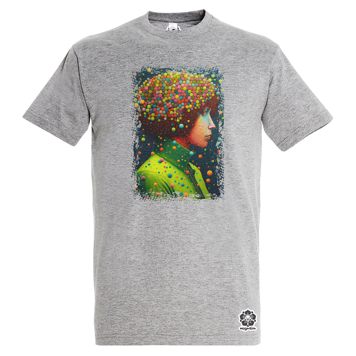 Pointillizmus merengés egyedi póló 