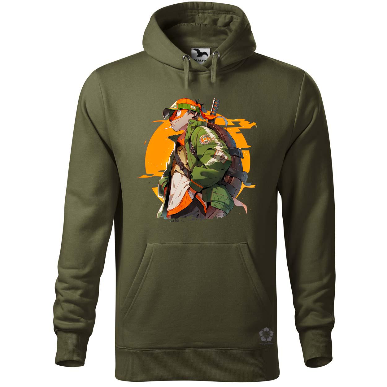Michelangelo anime fanart v5 egyedi  pulóver 