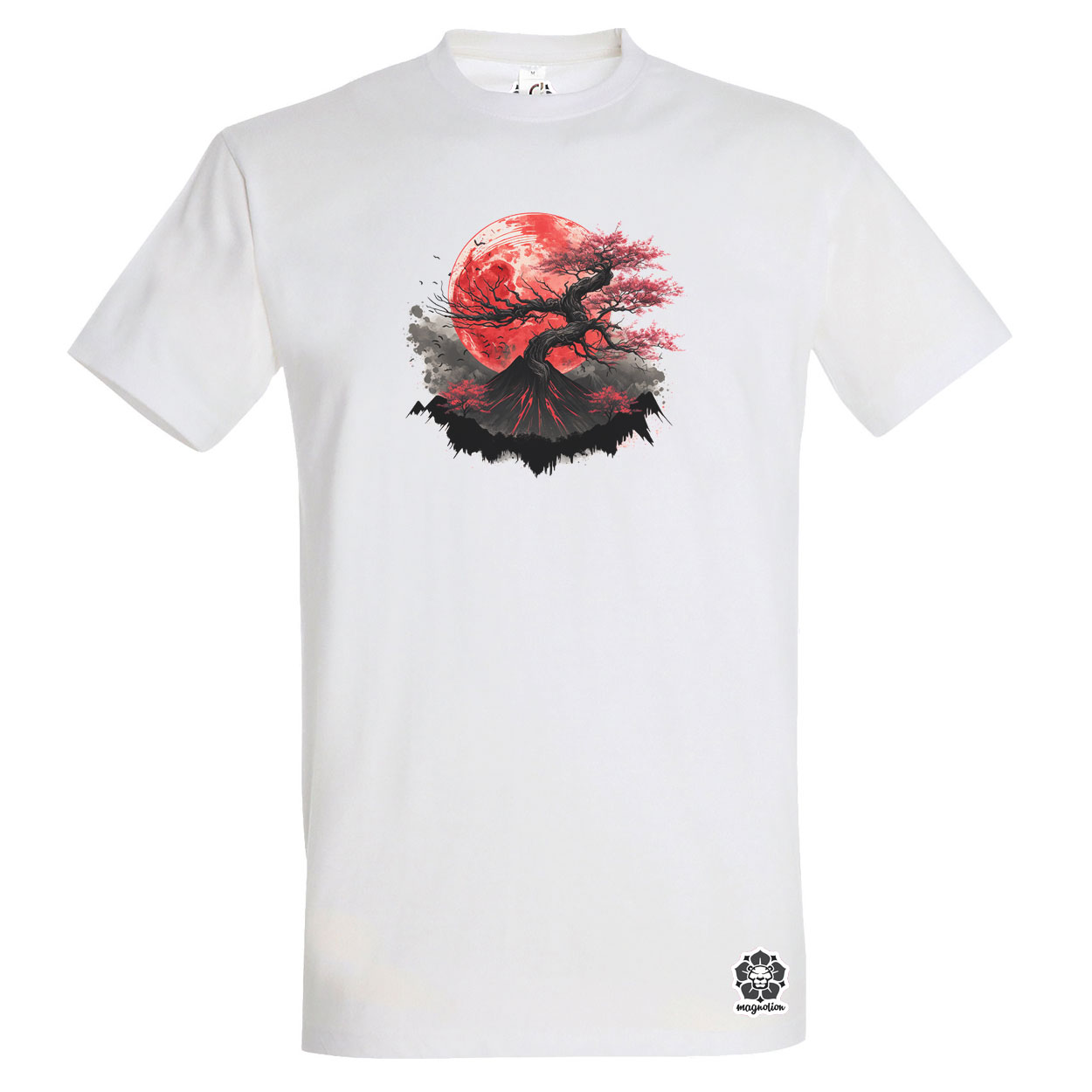 Sakura hegy v2 egyedi póló 