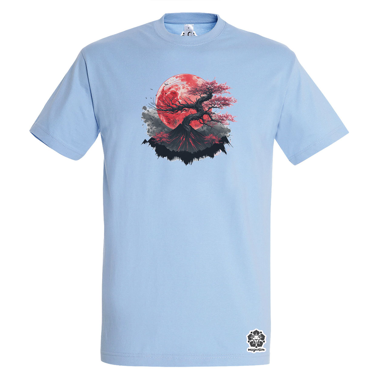 Sakura hegy v2 egyedi póló 