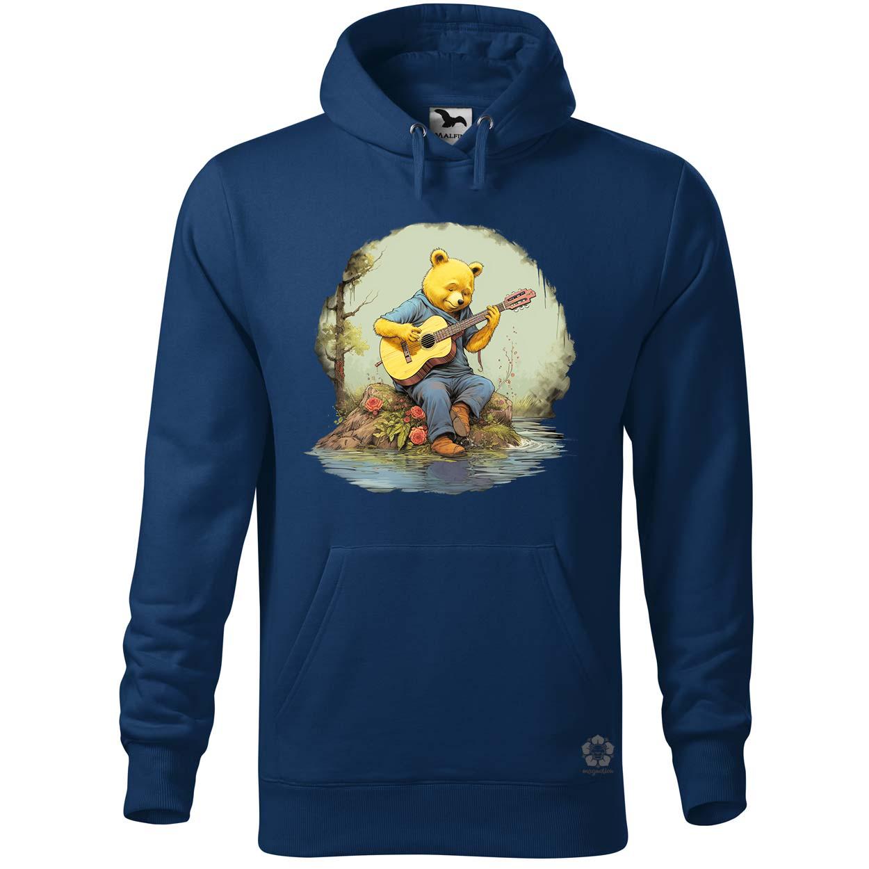 Micimackó gitározik v1 egyedi  pulóver 