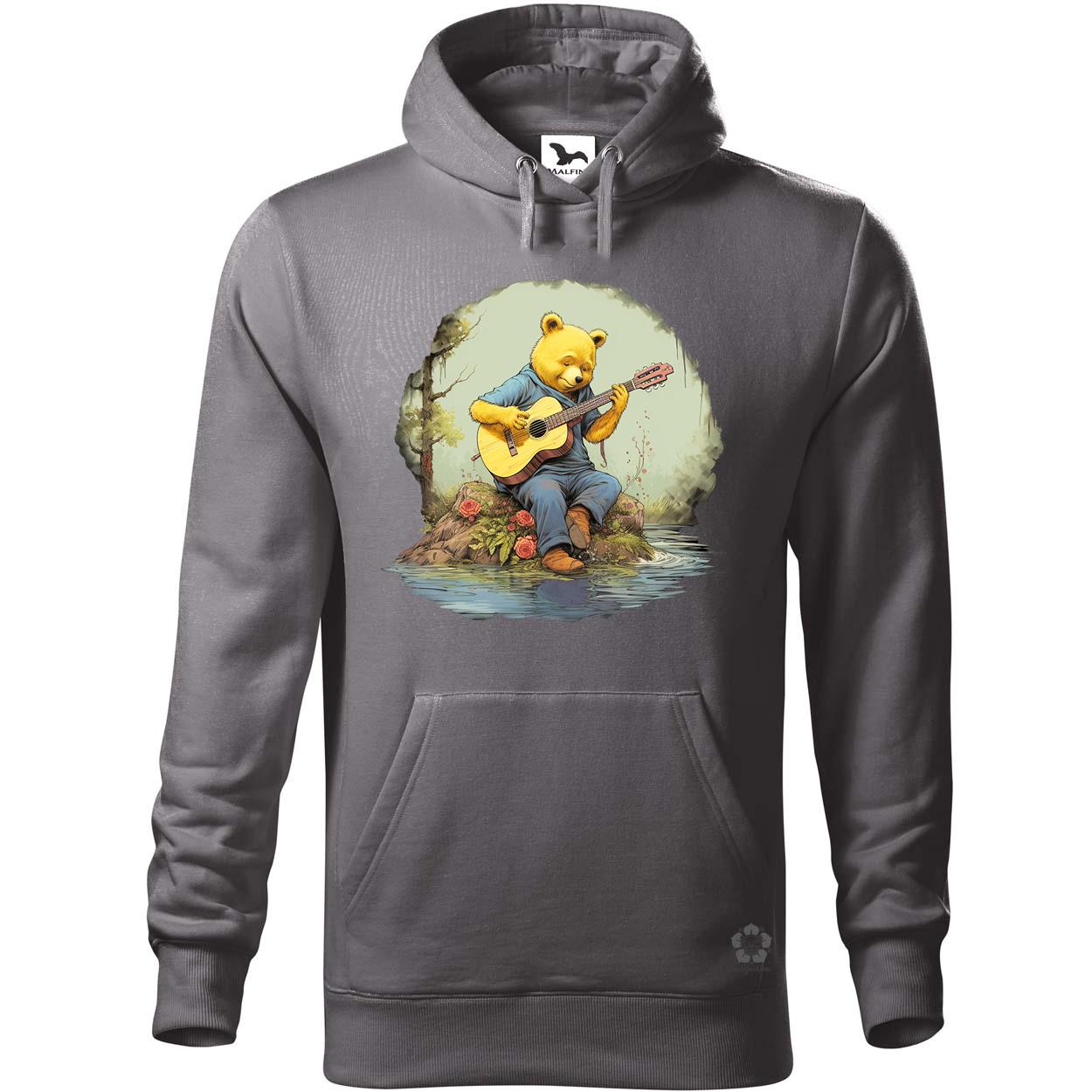 Micimackó gitározik v1 egyedi  pulóver 