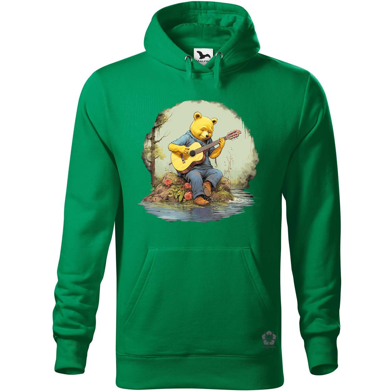 Micimackó gitározik v1 egyedi  pulóver 