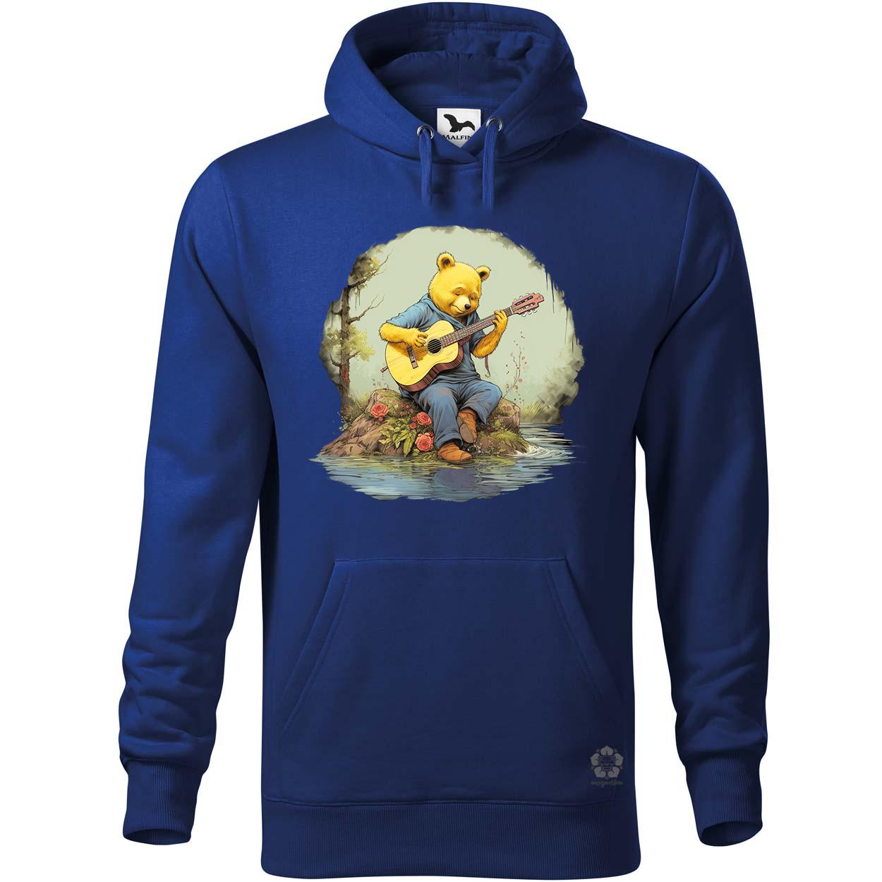 Micimackó gitározik v1 egyedi  pulóver 