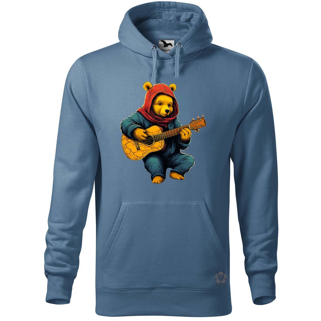 Micimackó gitározik v2 egyedi  pulóver 