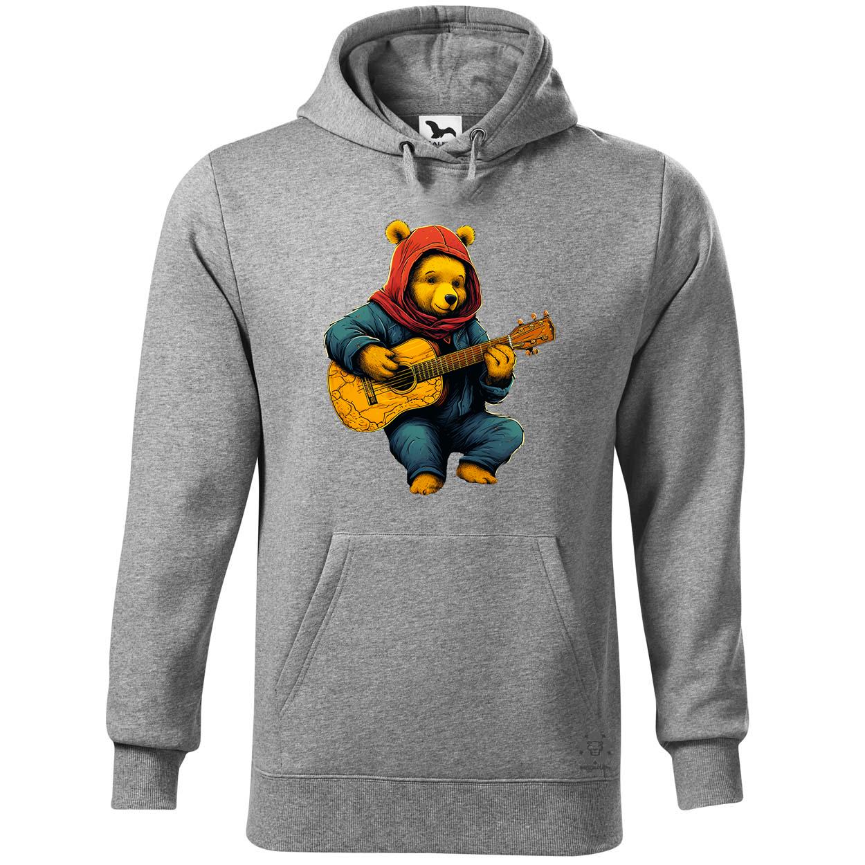 Micimackó gitározik v2 egyedi  pulóver 