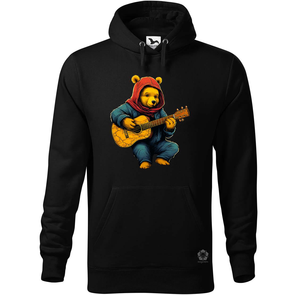 Micimackó gitározik v2 egyedi  pulóver 