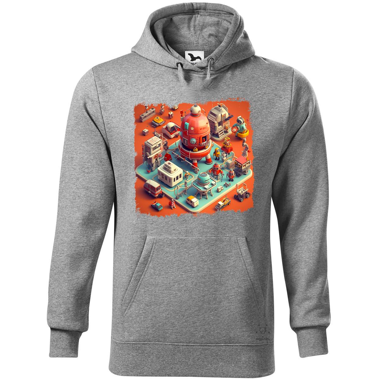 Minimatűr utópikus város v1 egyedi  pulóver 