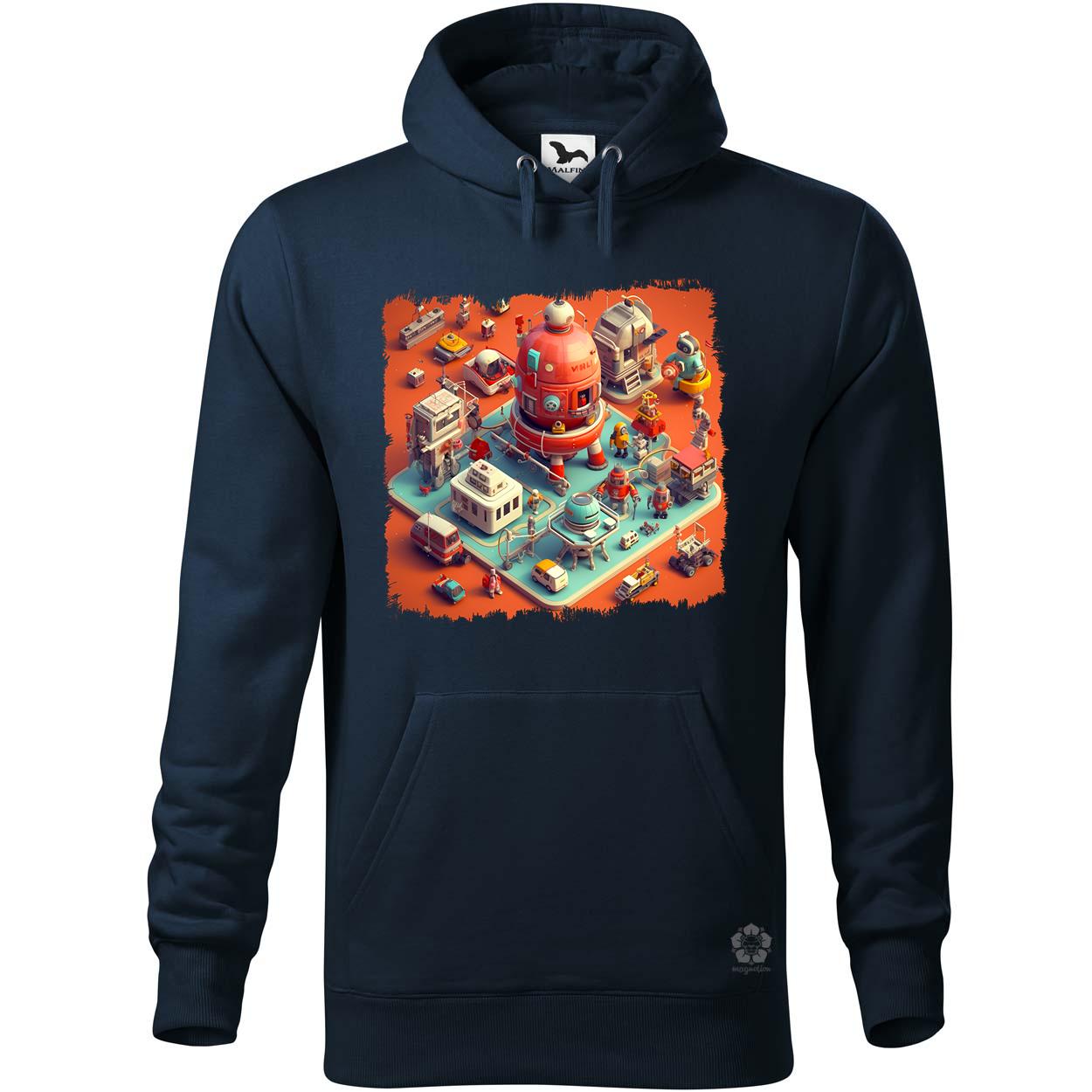 Minimatűr utópikus város v1 egyedi  pulóver 