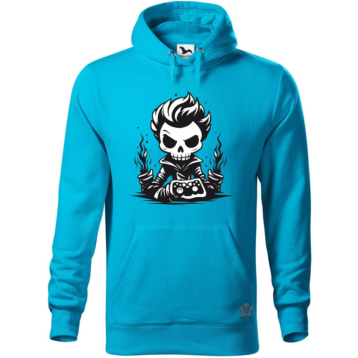 Minimál gamer koponya v1 egyedi  pulóver 