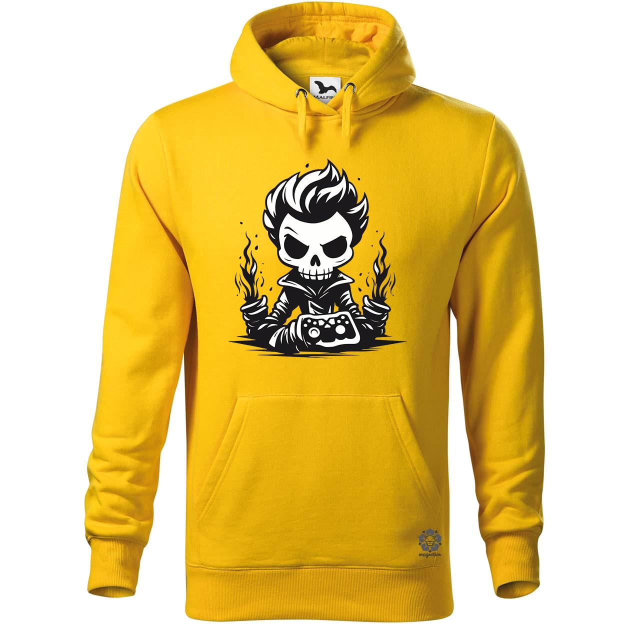Minimál gamer koponya v1 egyedi  pulóver 