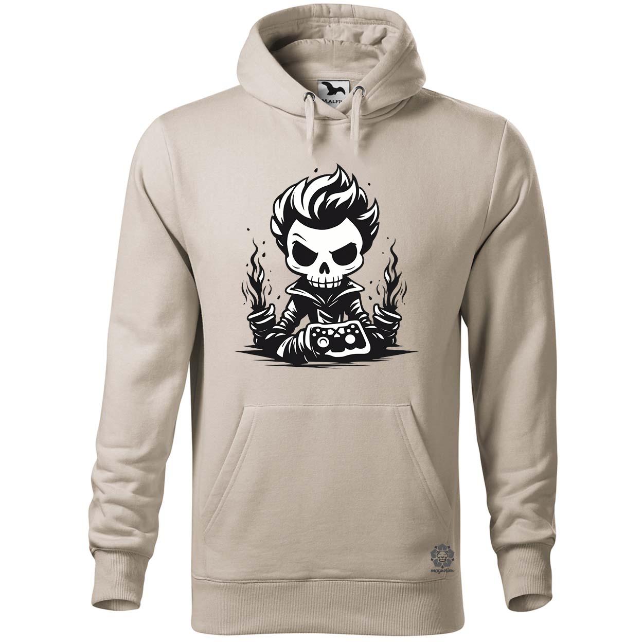 Minimál gamer koponya v1 egyedi  pulóver 