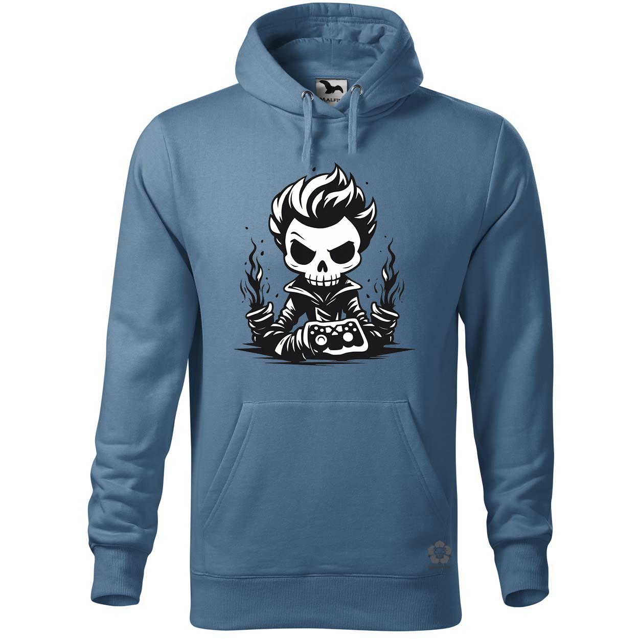 Minimál gamer koponya v1 egyedi  pulóver 