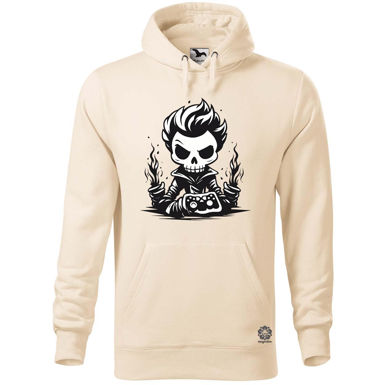 Minimál gamer koponya v1 egyedi  pulóver 