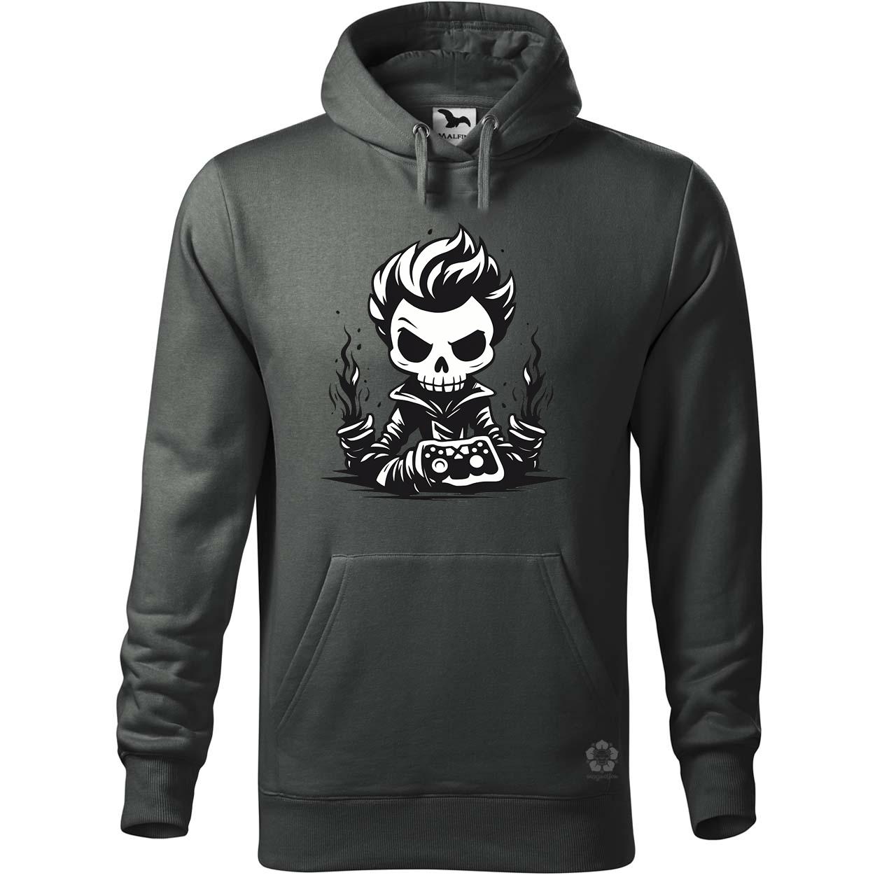 Minimál gamer koponya v1 egyedi  pulóver 