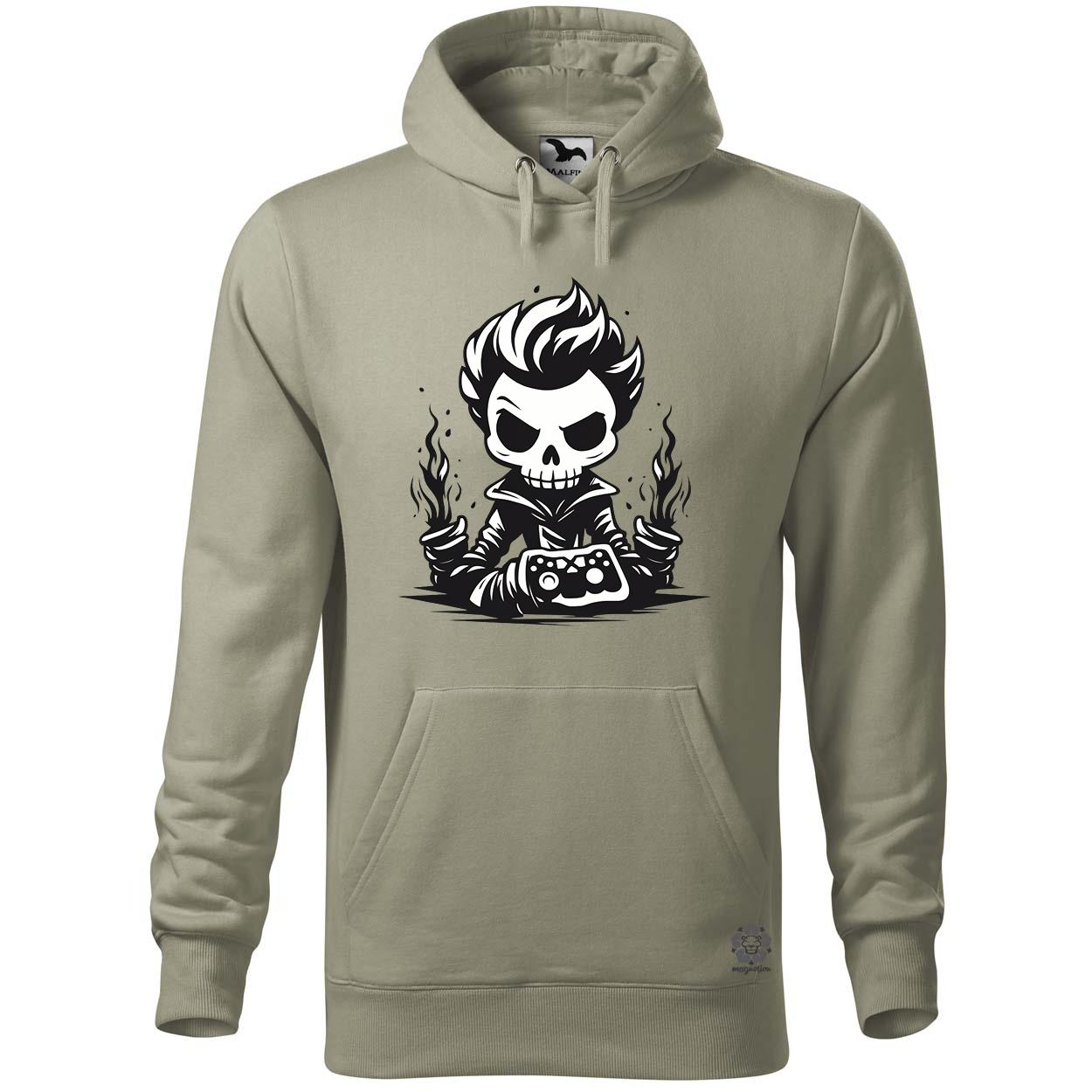 Minimál gamer koponya v1 egyedi  pulóver 