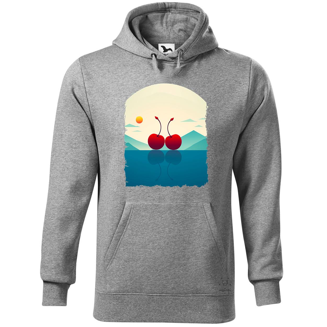 Minimál cseresznye v3 egyedi  pulóver 
