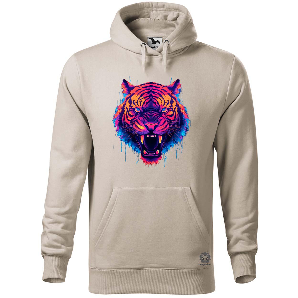 Neon tigris egyedi  pulóver 