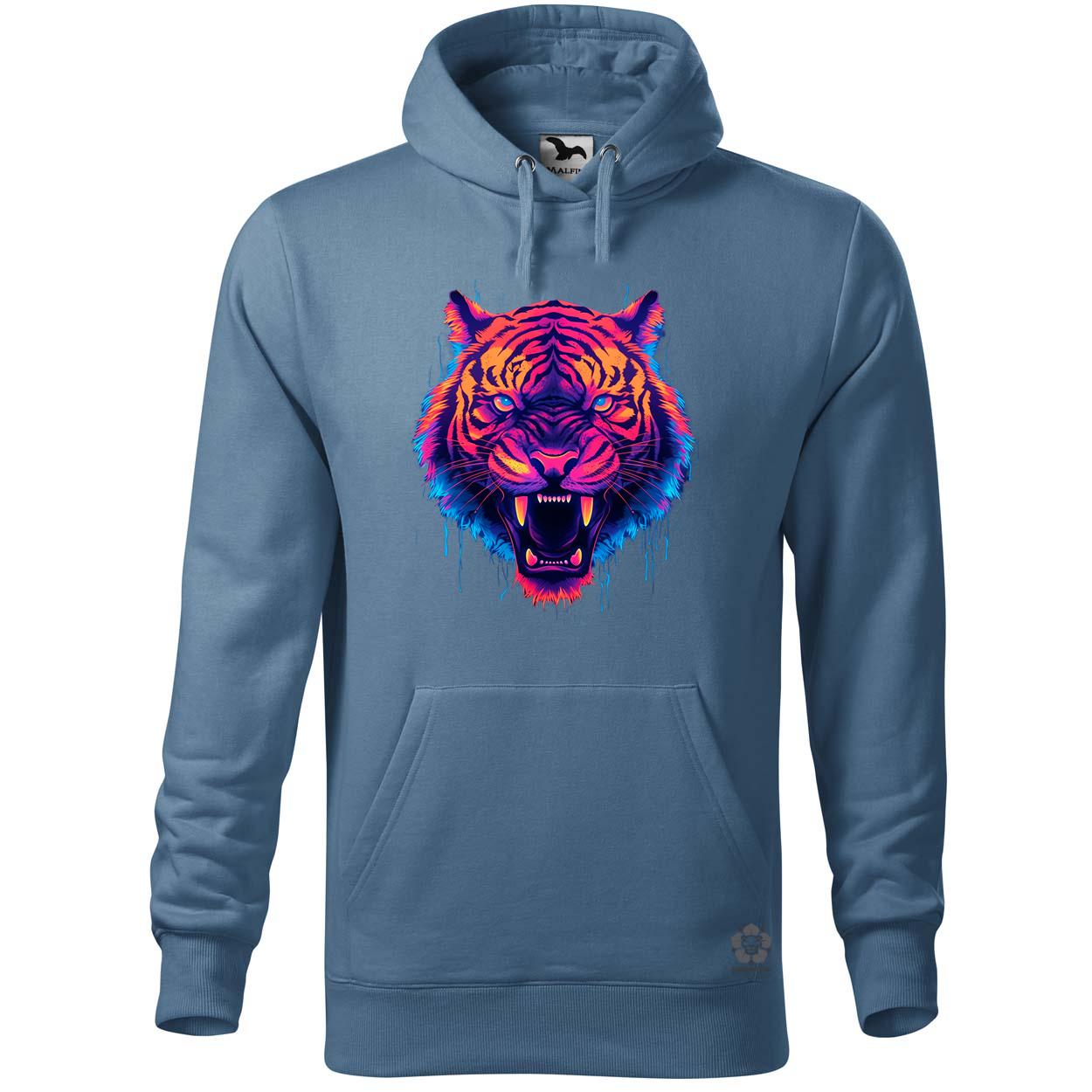 Neon tigris egyedi  pulóver 