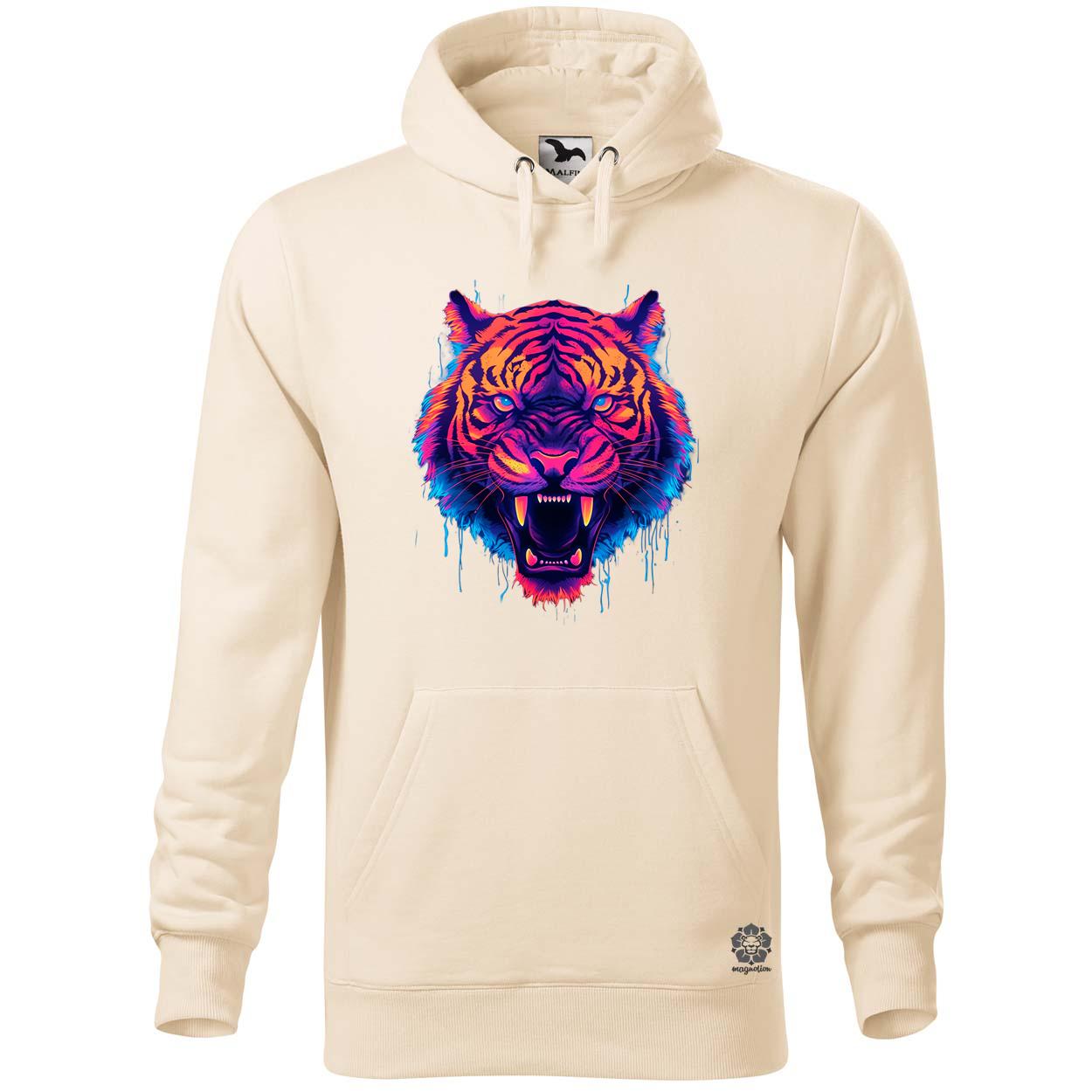 Neon tigris egyedi  pulóver 