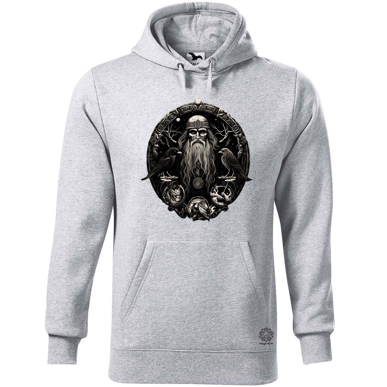 Odin és Hugin Munin amulett v1 egyedi  pulóver 