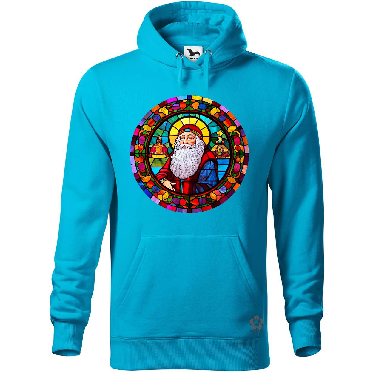 Ólomüveg Santa v1 egyedi  pulóver 