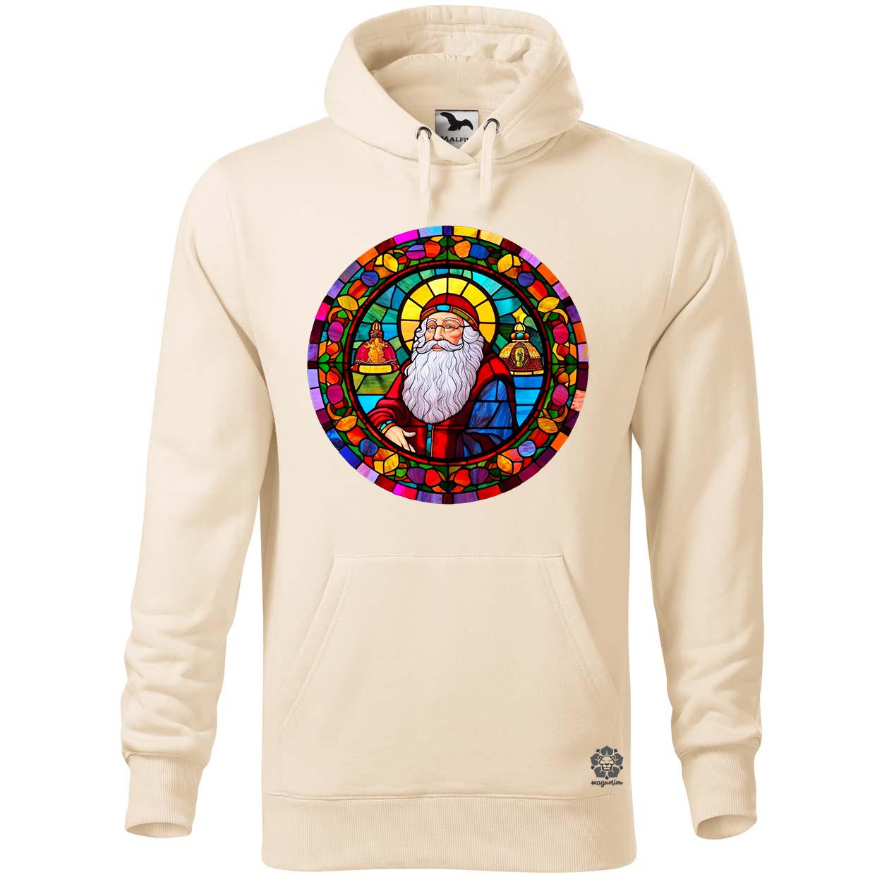 Ólomüveg Santa v1 egyedi  pulóver 