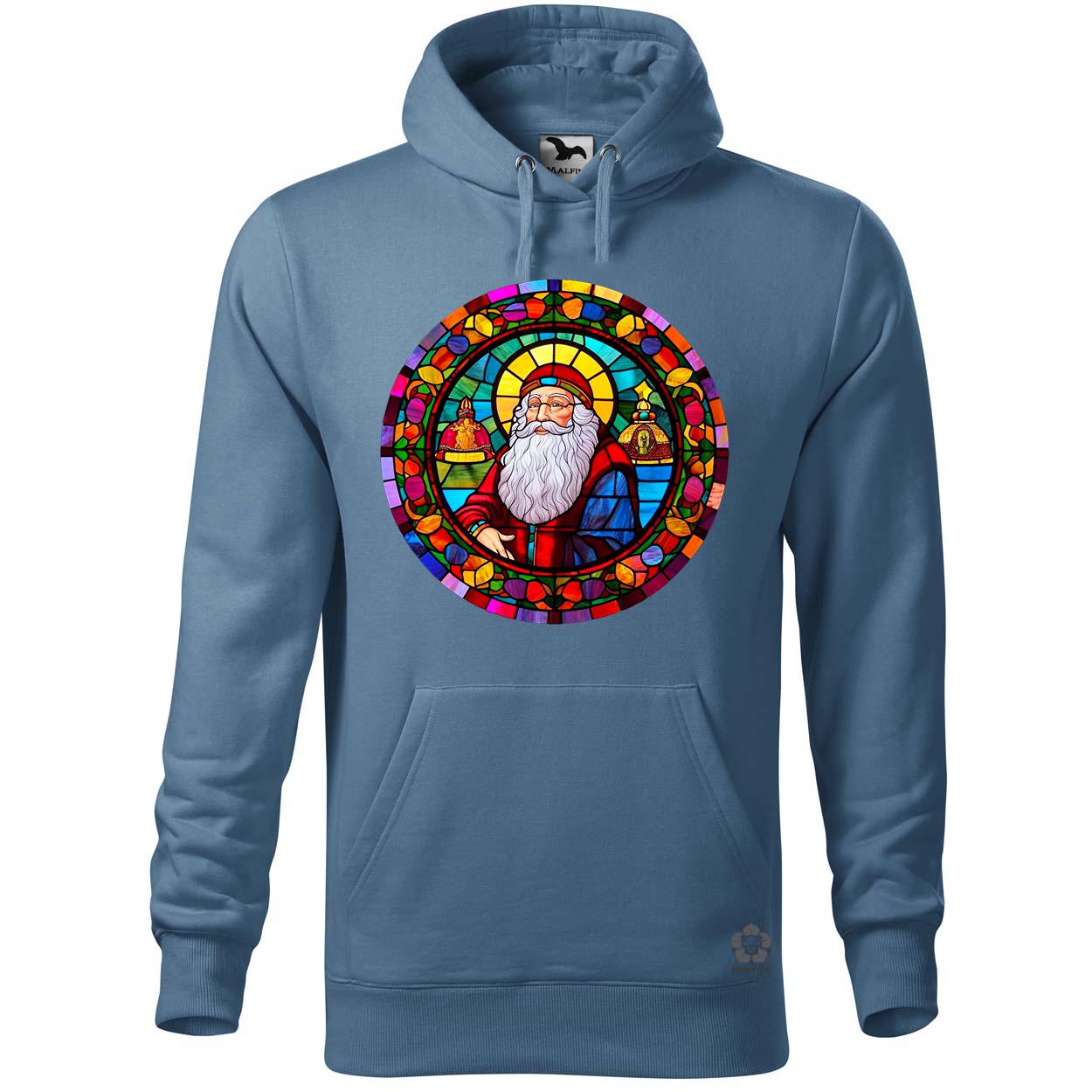 Ólomüveg Santa v1 egyedi  pulóver 