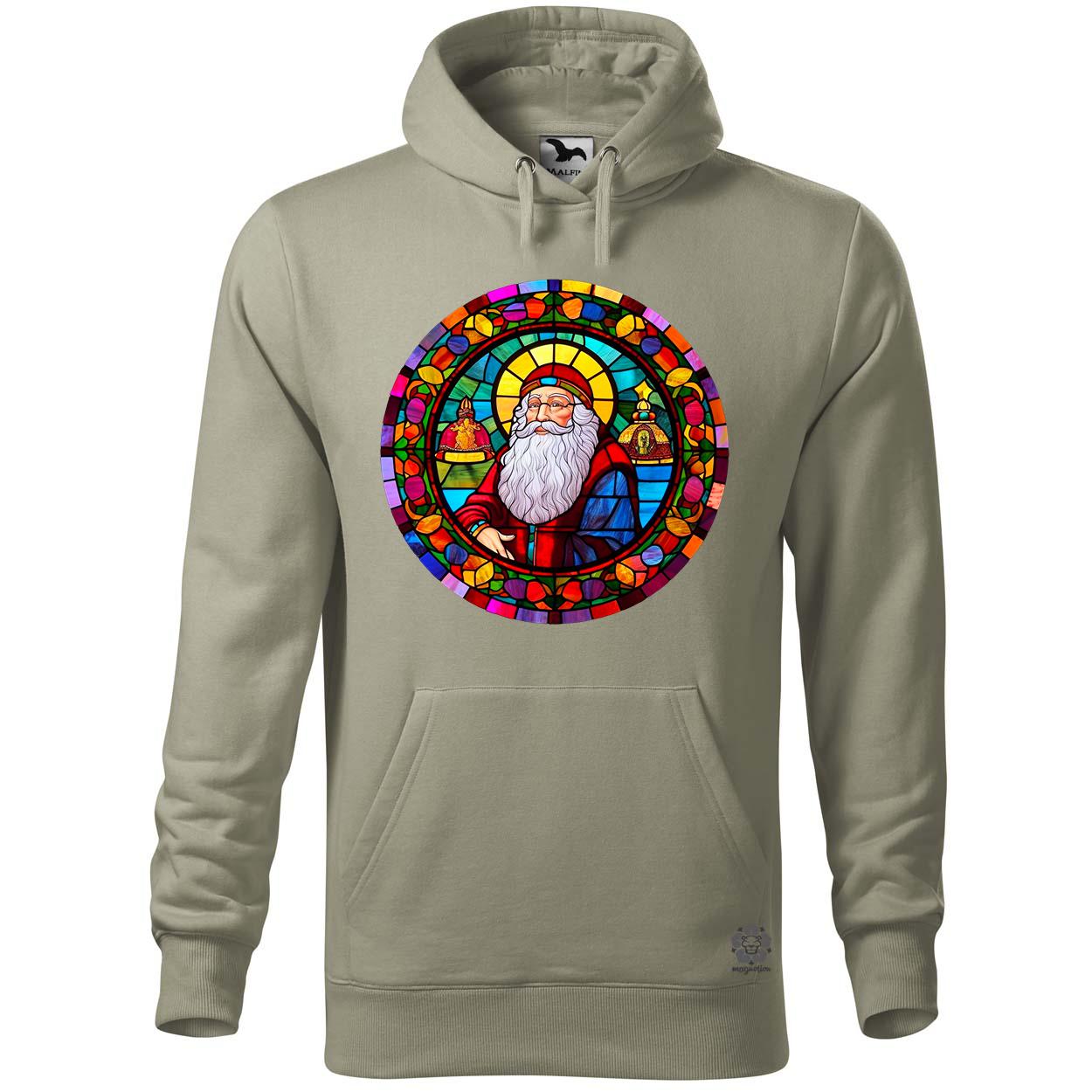 Ólomüveg Santa v1 egyedi  pulóver 
