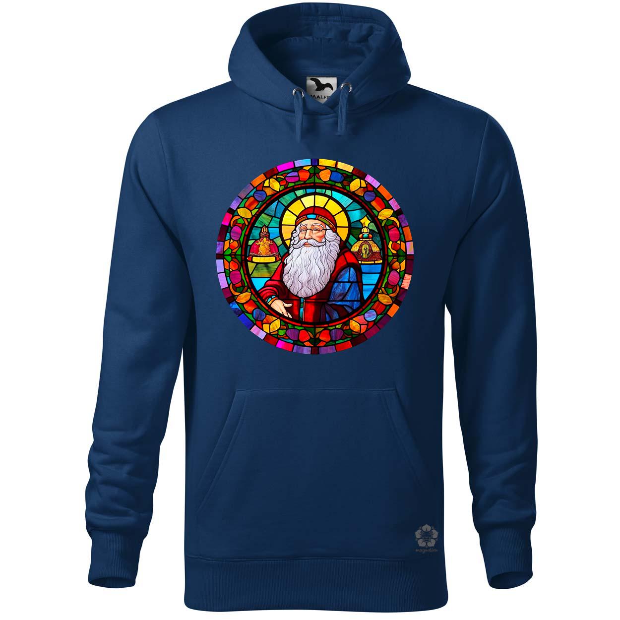 Ólomüveg Santa v1 egyedi  pulóver 