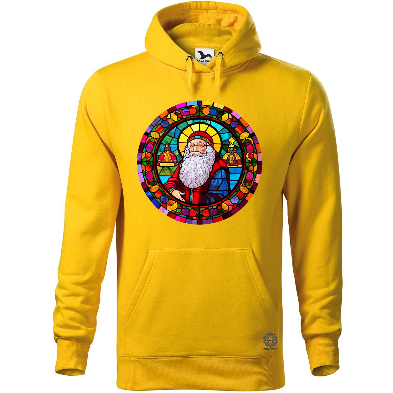 Ólomüveg Santa v1 egyedi  pulóver 