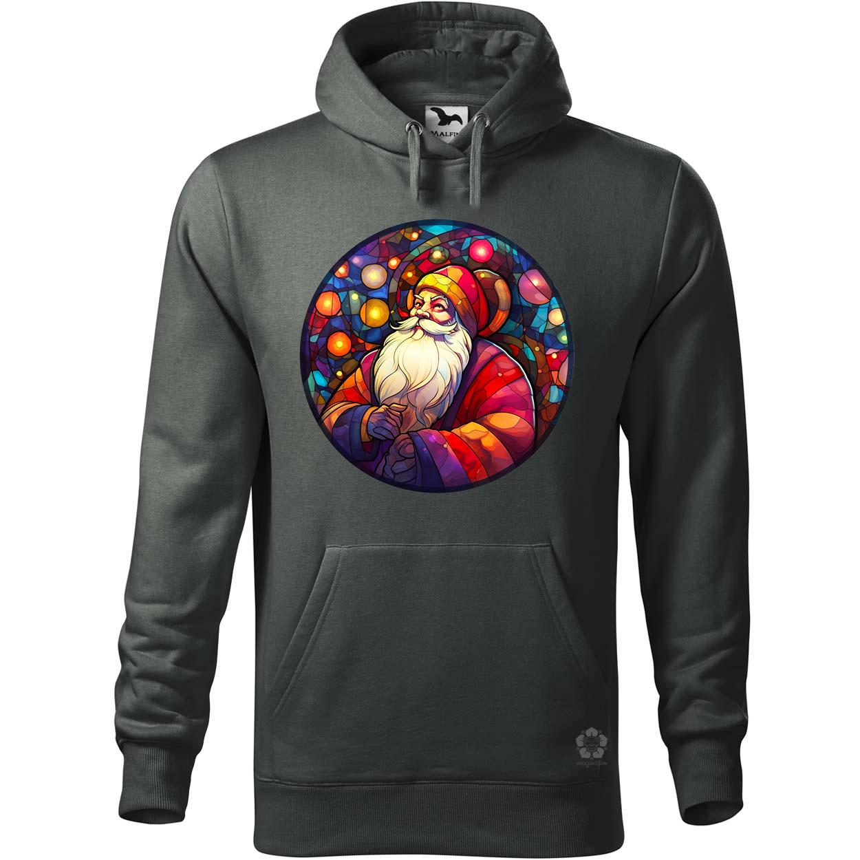 Ólomüveg Santa v3 egyedi  pulóver 