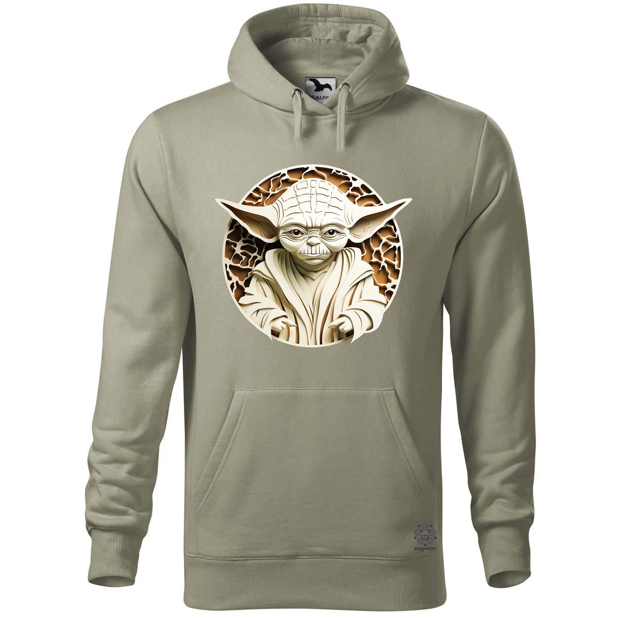 Papírművészet Yoda fanart v2 egyedi  pulóver 