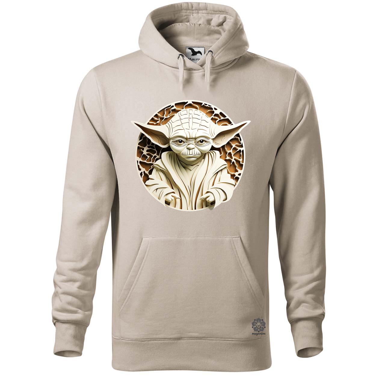 Papírművészet Yoda fanart v2 egyedi  pulóver 