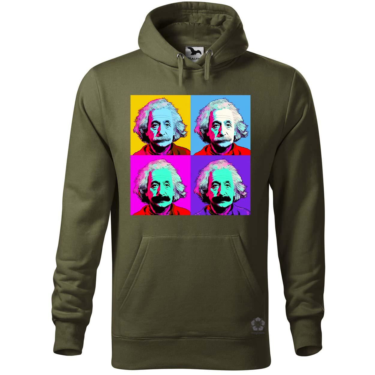 Pop art Einstein v2 egyedi  pulóver 