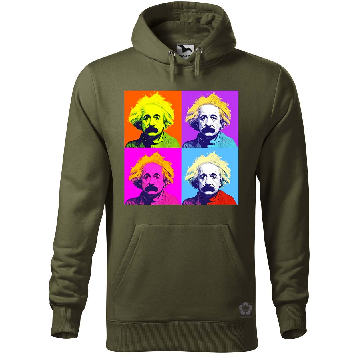 Pop art Einstein v5 egyedi  pulóver 