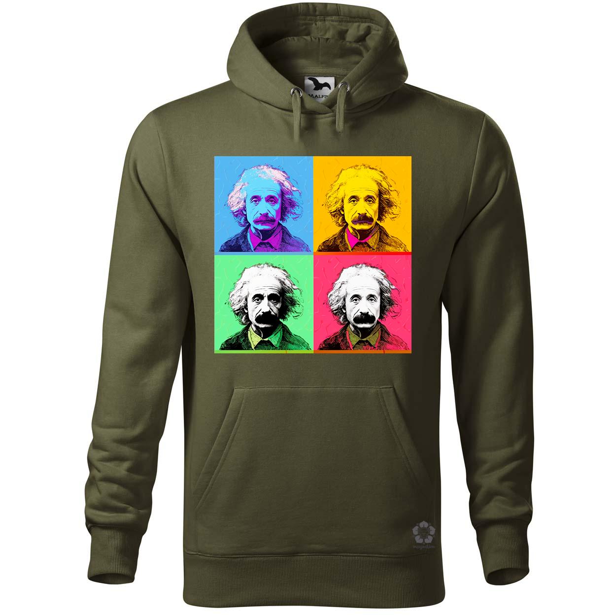 Pop art Einstein v6 egyedi  pulóver 