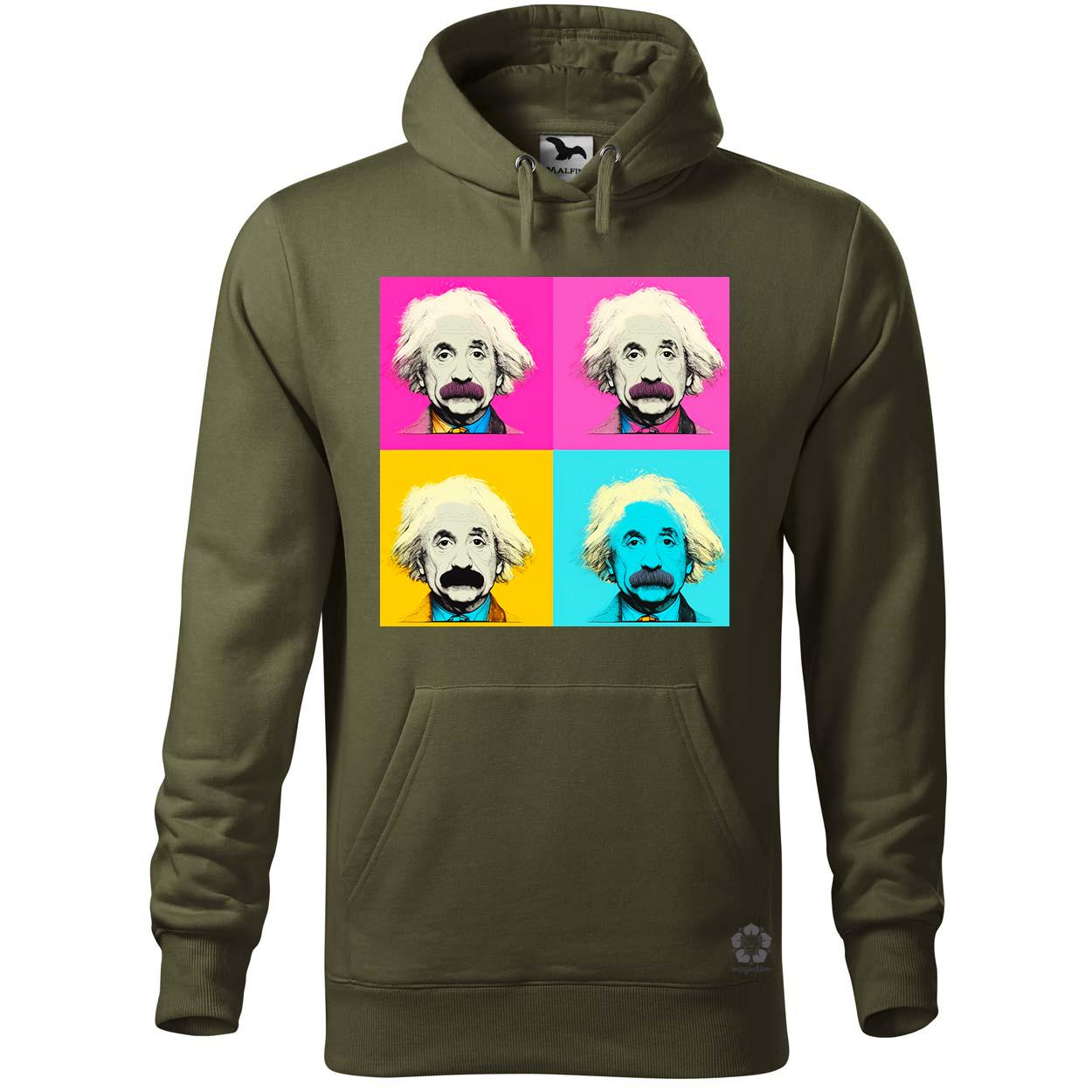 Pop art Einstein v7 egyedi  pulóver 