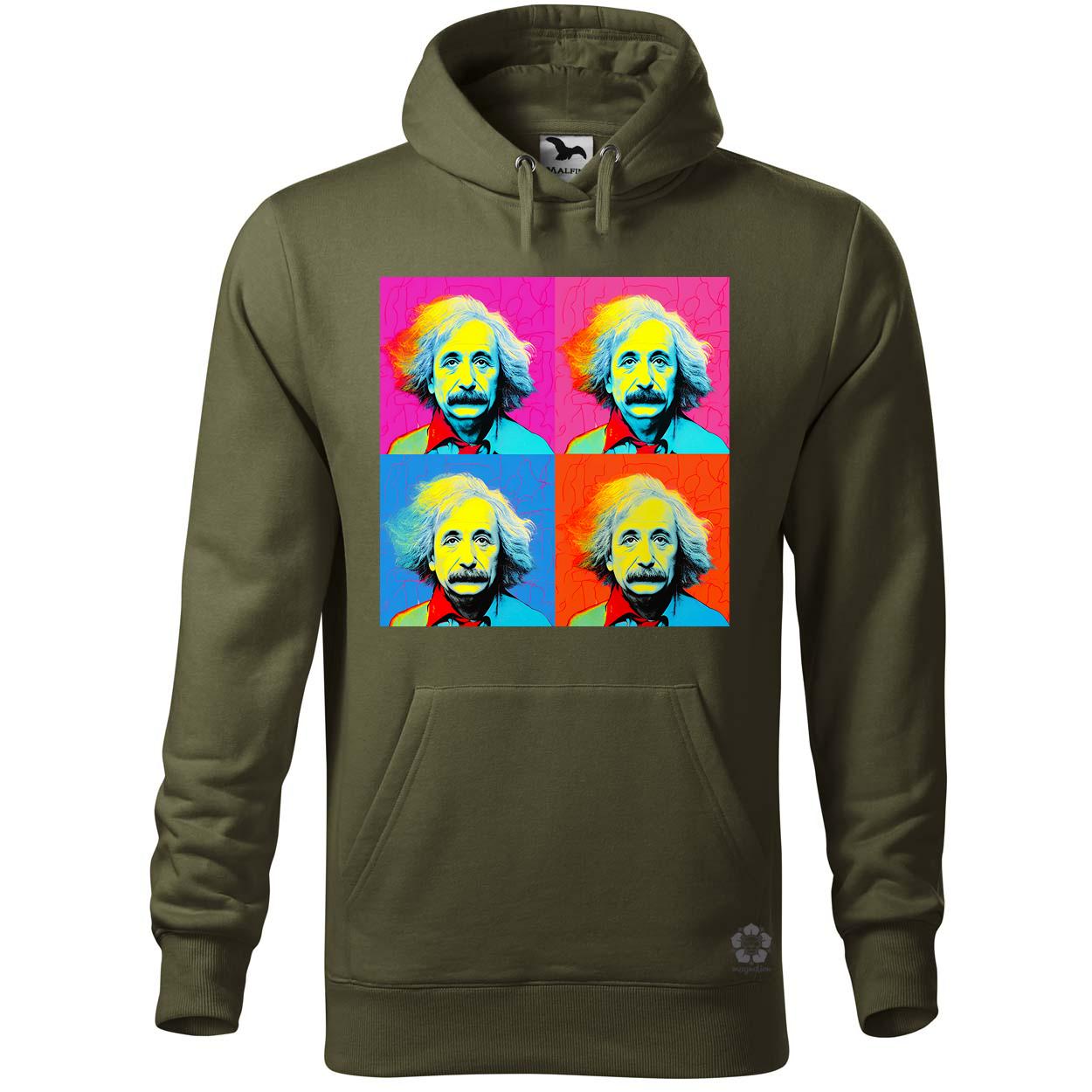 Pop art Einstein v9 egyedi  pulóver 
