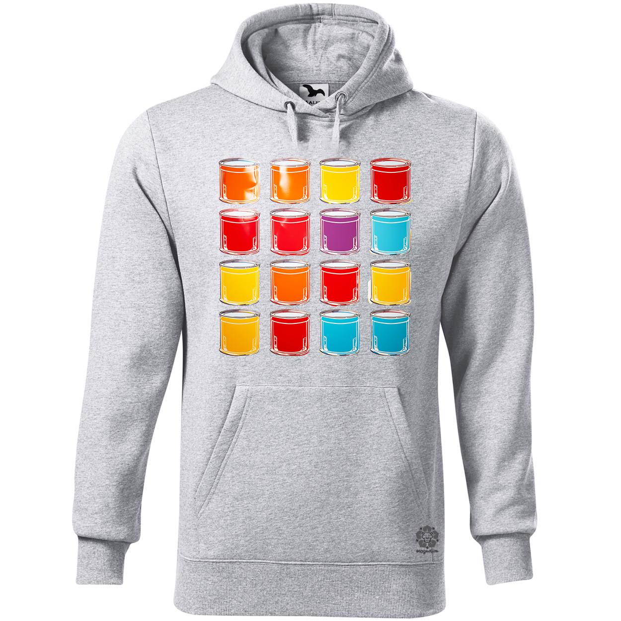 Pop art konzervdobozok v1 egyedi  pulóver 
