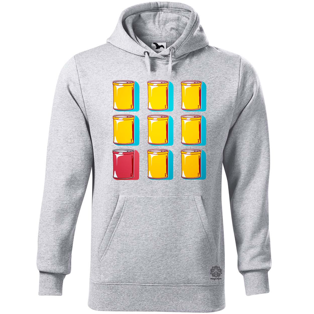 Pop art konzervdobozok v3 egyedi  pulóver 